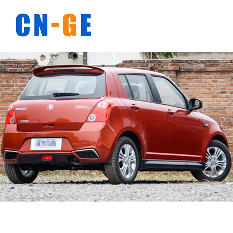 CNGE Design Car Rear Roof Wing Spoiler For Suzuki Swift 2018+ ABS Plastic Black Rear Trunk spoiler