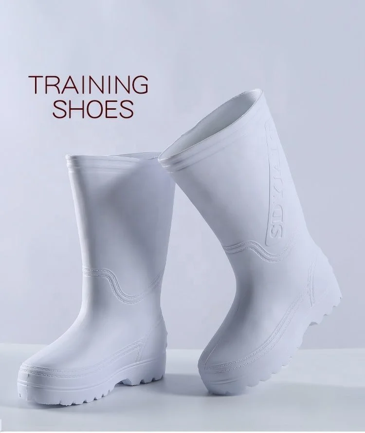 Rain Boots Work Boots Unisex Midi Rain Shoes 5 Pairs Winter Boot Cover Non-slip Plastic Toe Safety Eva 2023 Wholesale Waterproof