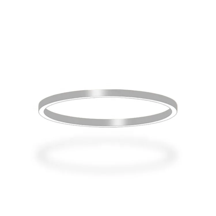 
HLINEAR LC4060-4040mm Glod/Silver Round Led Pendant Light Ceilling Lamp Linear Lighting Fixture Aluminum Profile With PC Diffuse 