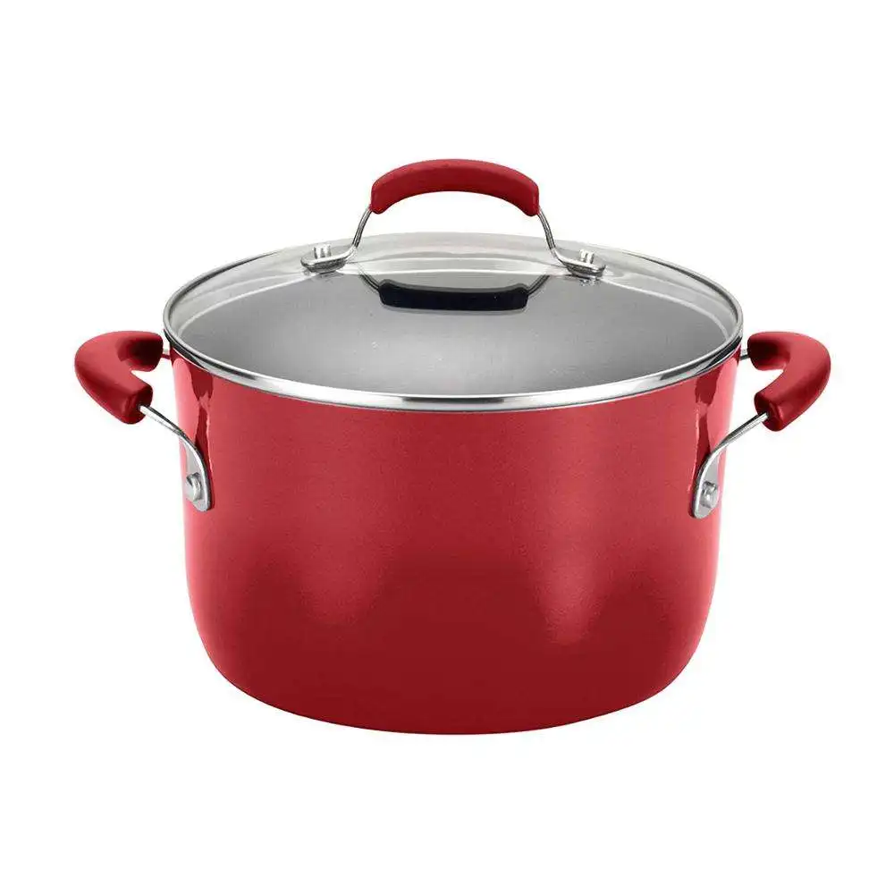 2023 Oem 14 Pieces Cheap Price Die Cast Casserole Forged Big Aluminium Kitchen Nonstick Pan Cookware Sets