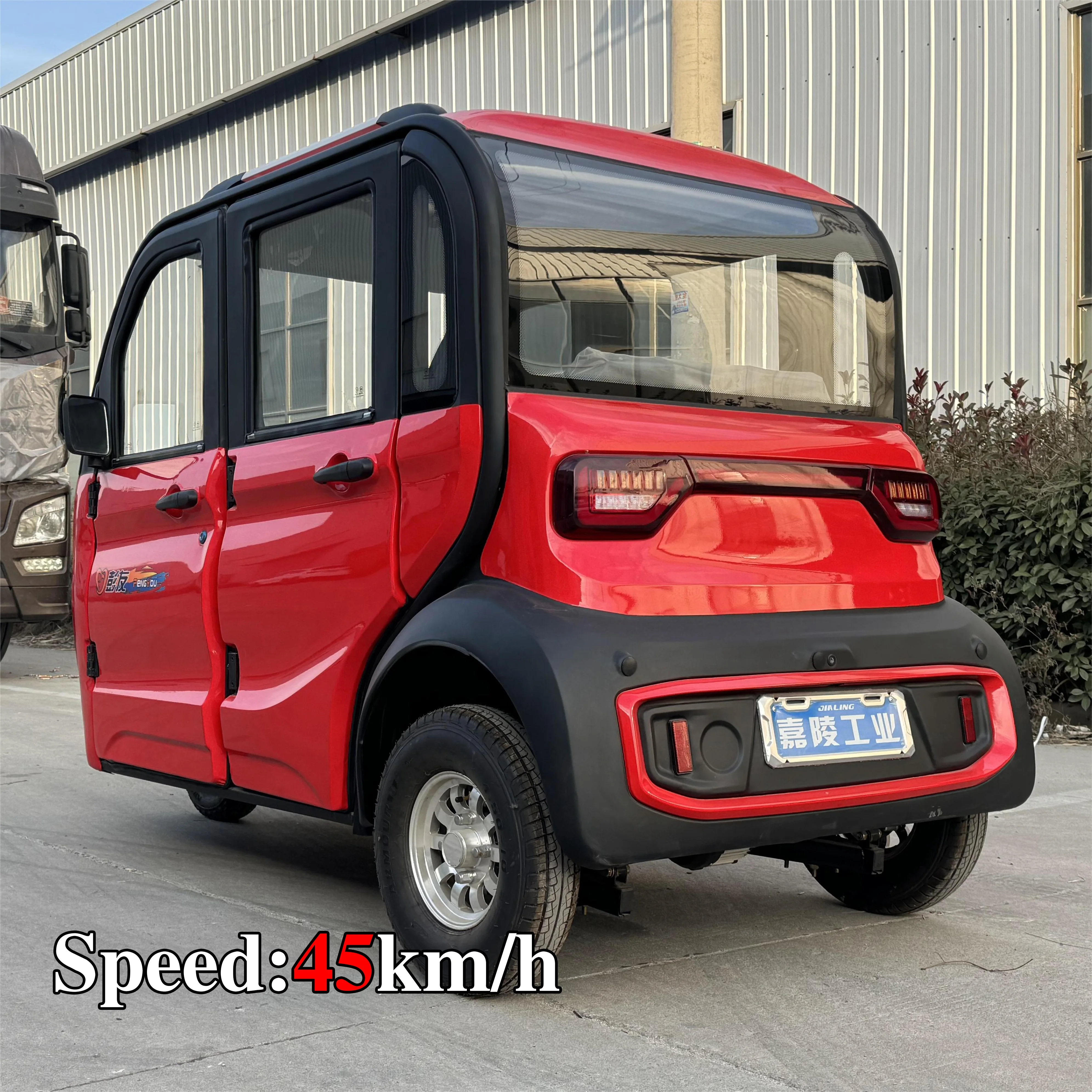LB-ZRJS Wheel Motorcycle with Passenger Seat Taxi Tricycles Passenger Enclosed Cabin 3 Wheel Electric Scooter 60V Closed Eec