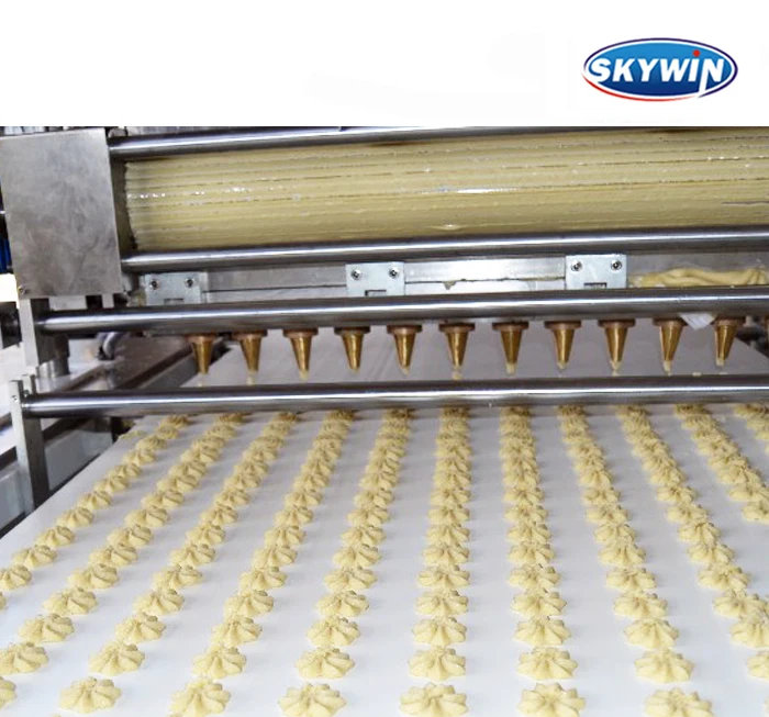 
Skywin Factory Automatic Biscuit Cutter Maker Cookie Depositor Machine 