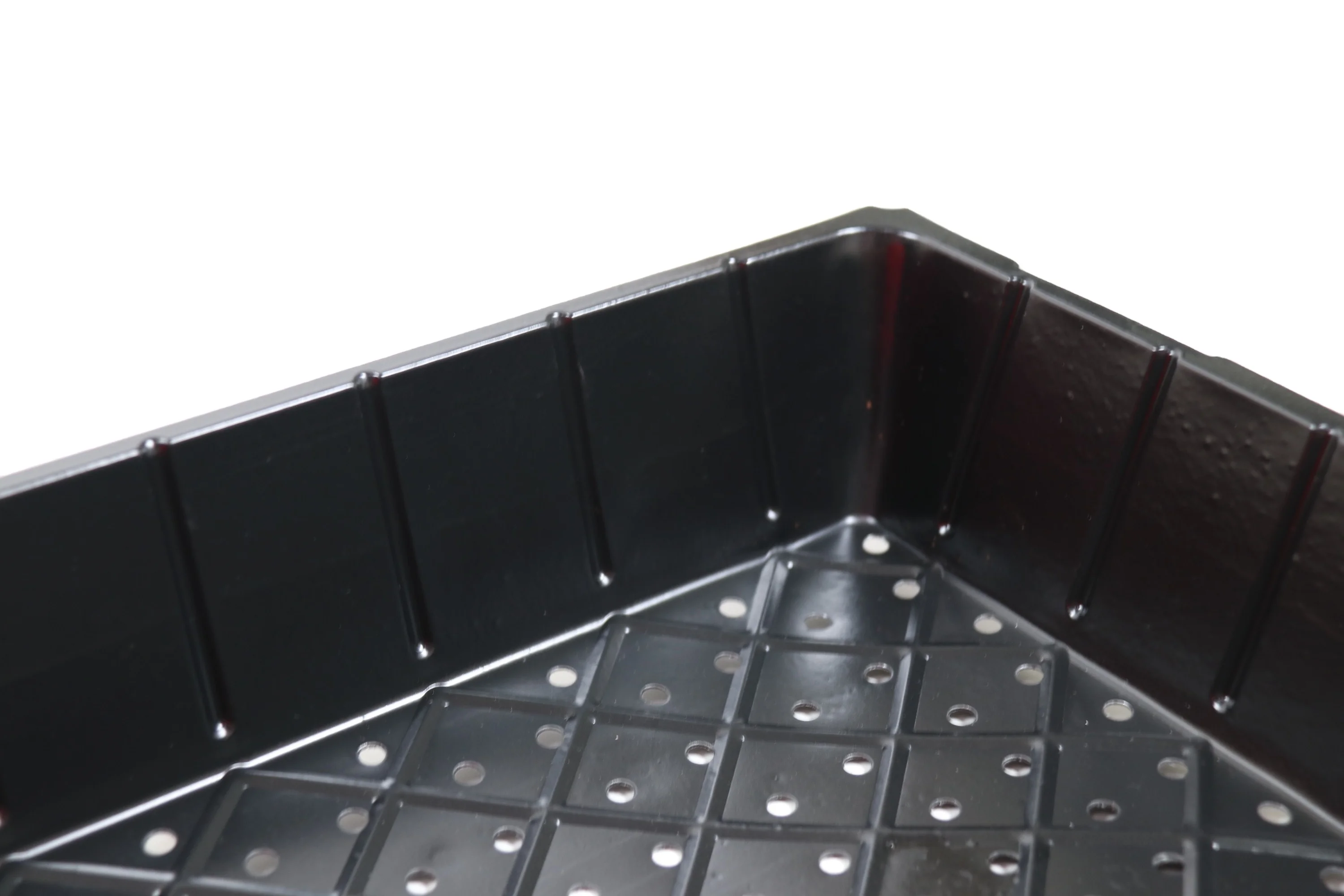 direct supply supplier  plastic seedling nursery plant trays for agricultural use black seed tray