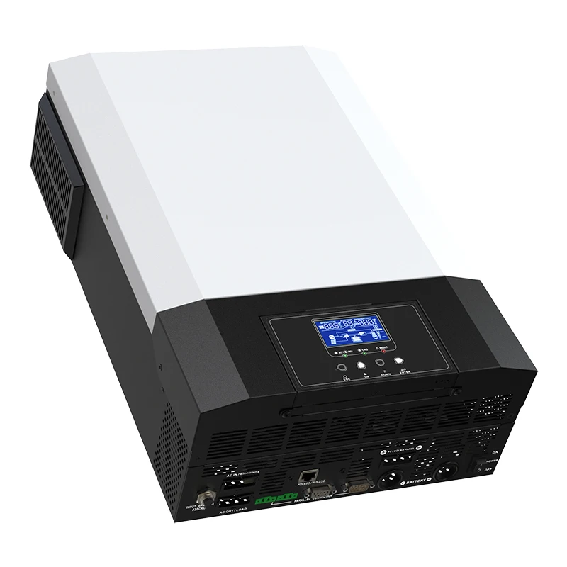 5500W 230VAC Off Grid Pure Sine Wave Power Inverter with 110A 48VDC MPPT Solar Charge Controller Remote LCD Display