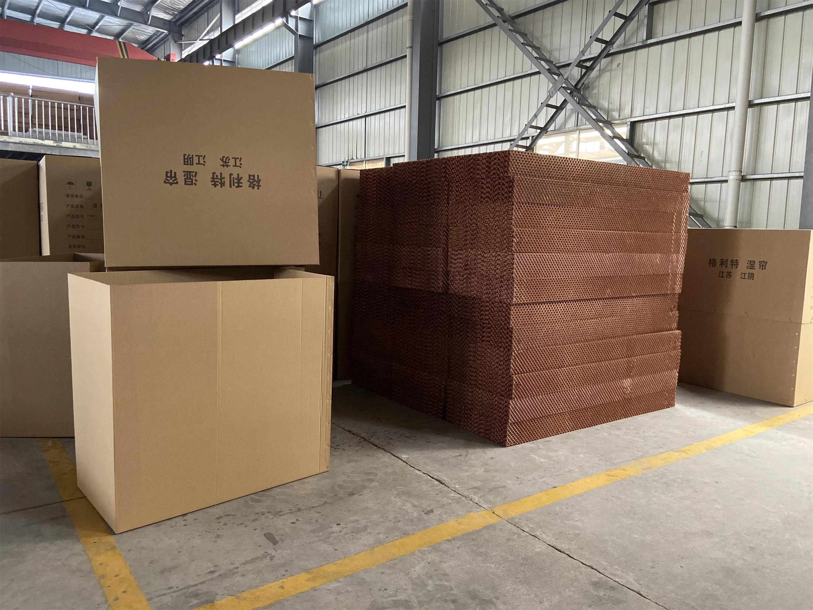 Evaporative Cooling pad Panel widely used in animal husbandry farms greenhouse FACTORY PRICE Jiangyin manufacturer