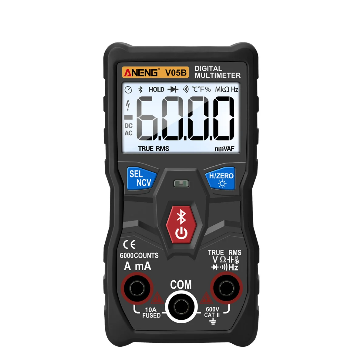 ANENG V05B Digital 6000 Counts  Analog Multimeter AC/DC Currents Voltage Mini Testers True RMS  Blue too thes Multimetro