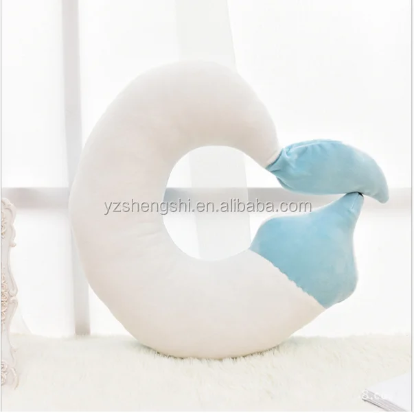 OEM Lovely Fox Animal Cotton Plush U Shape Neck Pillow Travel Car Home Pillow Nap Pillow Health Care