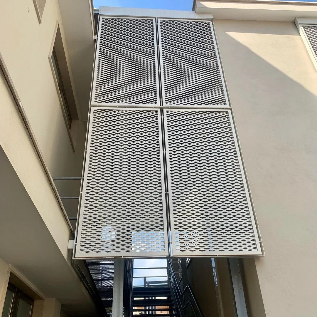 cladding facade made From Expanded Metal Mesh