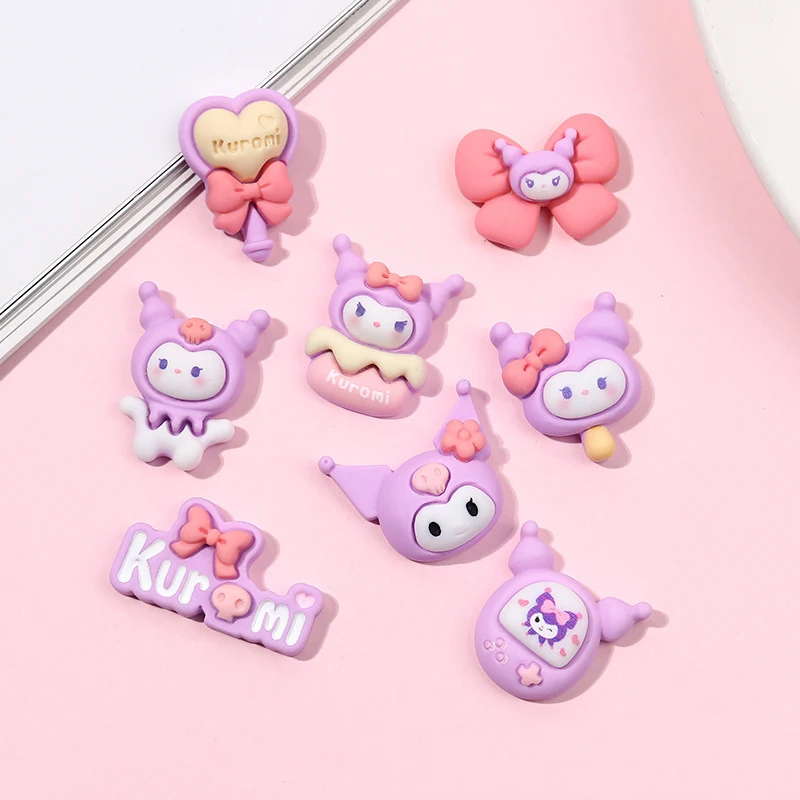 Slime Resin Charms Cute Set Flatback Mixed Assorted Kawaii Cartoon Embellishments Supplies for DIY Crafts Hair Clip Decorations