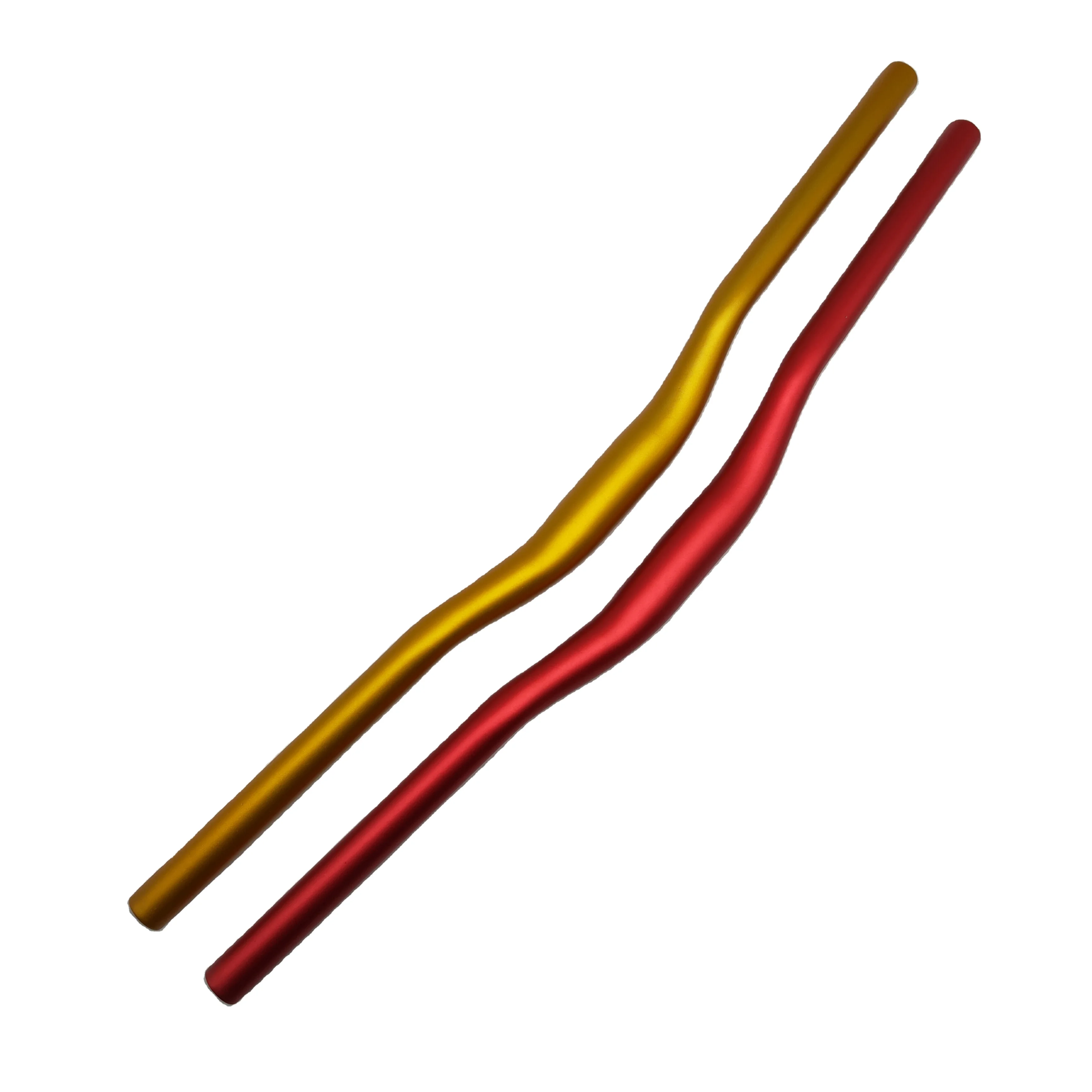 Горный велосипед в форме Ласточки 31,8*620-720 мм, запчасти для горного велосипеда, цветная ручка из алюминиевого сплава, велосипедный руль