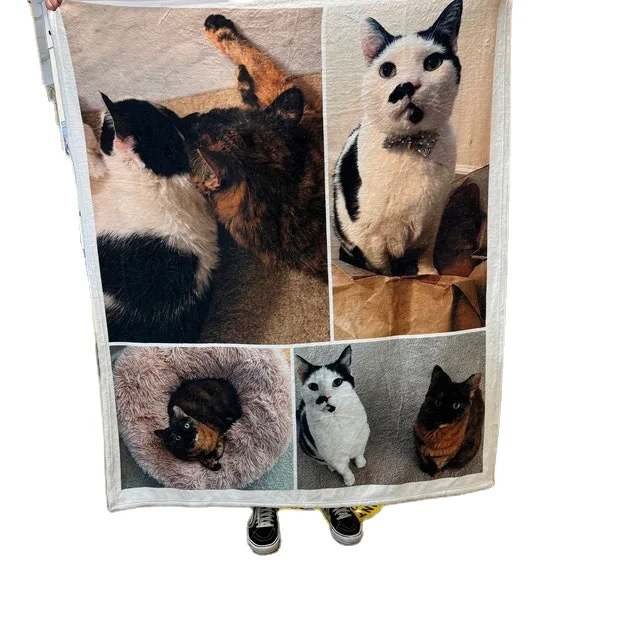 Мягкие полиэфирные сублимационные фото печатные коралловые флисовые одеяла оптом для зимы