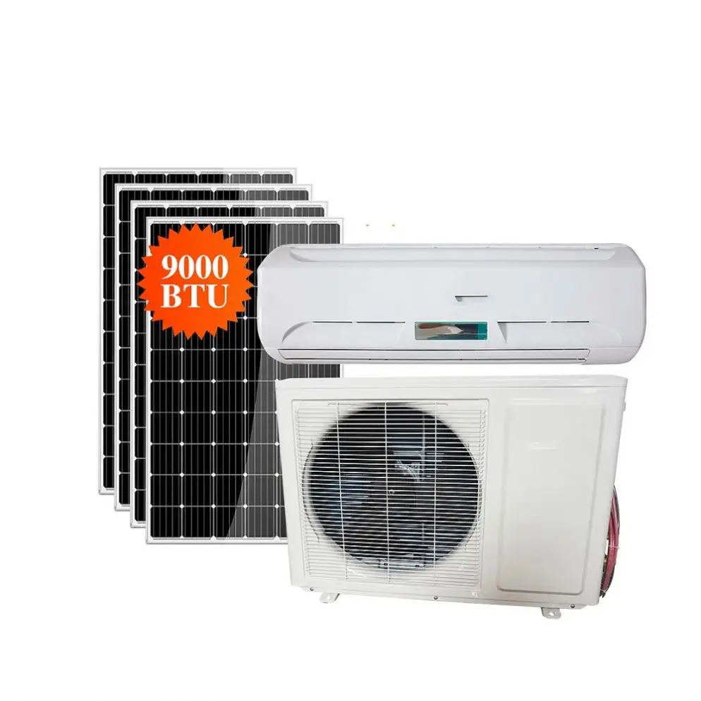 9000btu 12000btu 18000btu 24000btu домашний гибридный солнечный кондиционер