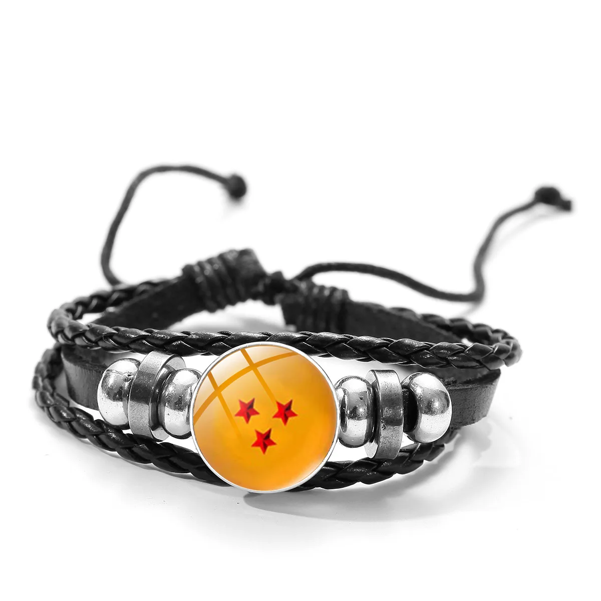 Wholesale Cheap Multilayer Braided Bracelet Gem Anime 7 Star Dragon Ball Bracelet