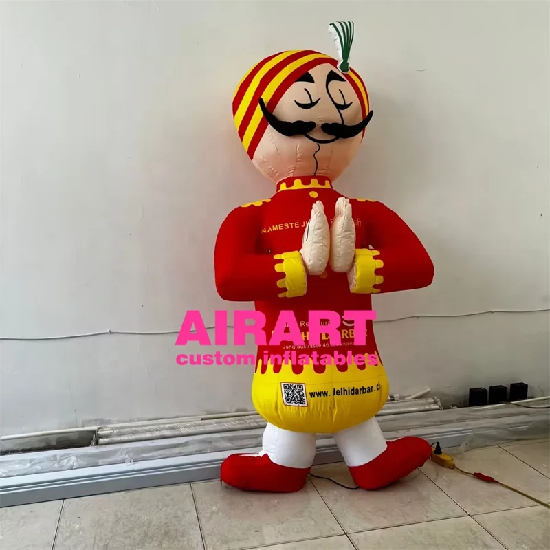 Promotion Advertising Decoration Inflatable Cartoon Penguin With Giant Ice Cream Cone