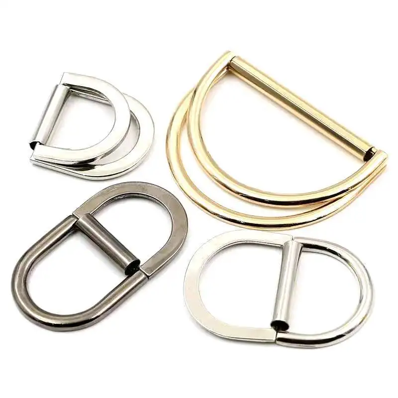 High Quality Wholesale Fashion Adjustable Double D-ring Buckle Belt buckle For Garment