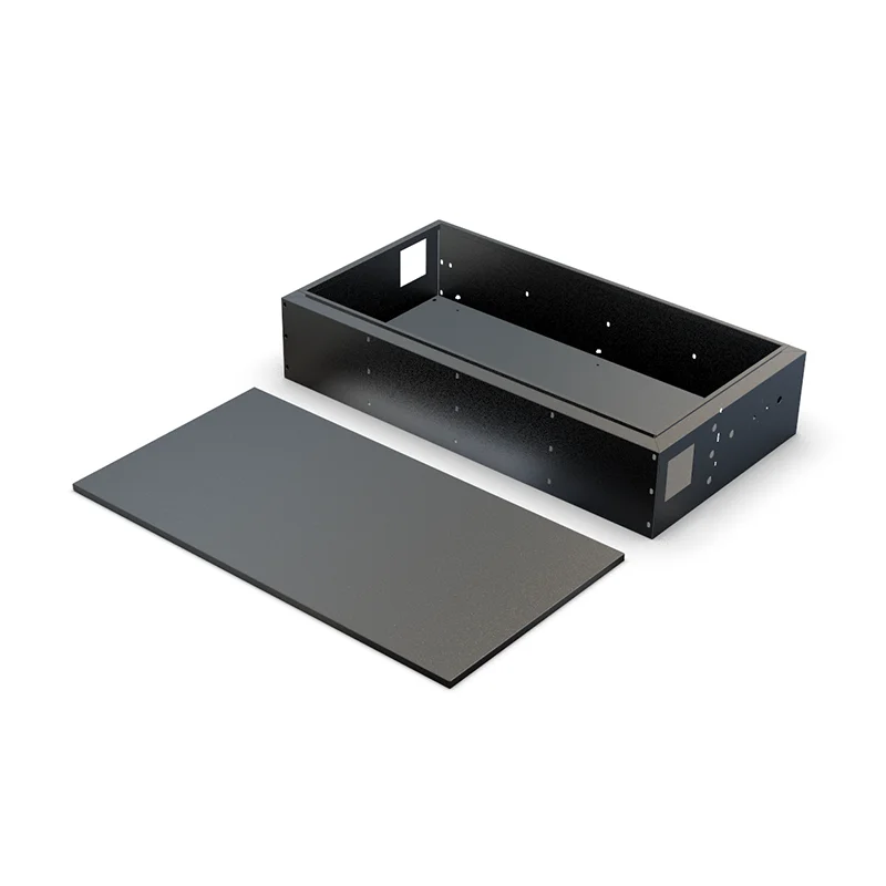 Customized sheet metal box electronic instrument chassis aluminum enclosure