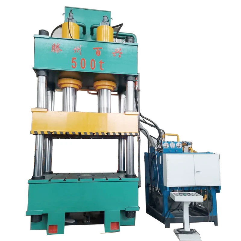 three beam four column hydraulic press machine 500 ton
