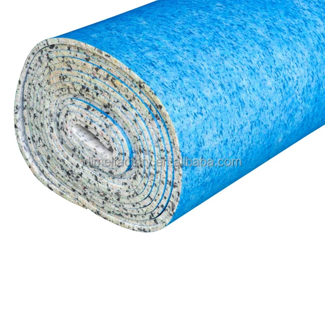 High Quality 10mm Heating PU Foam Rebonded Foam Carpet Underlay