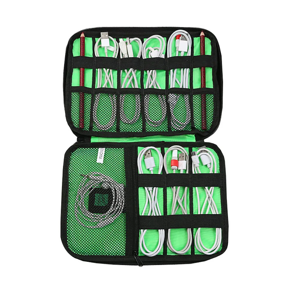 Gadget Cable Organizer Storage Bag Travel Electronic Accessories Cable Pouch Case USB Charger Power Bank Holder Digitals Kit Bag
