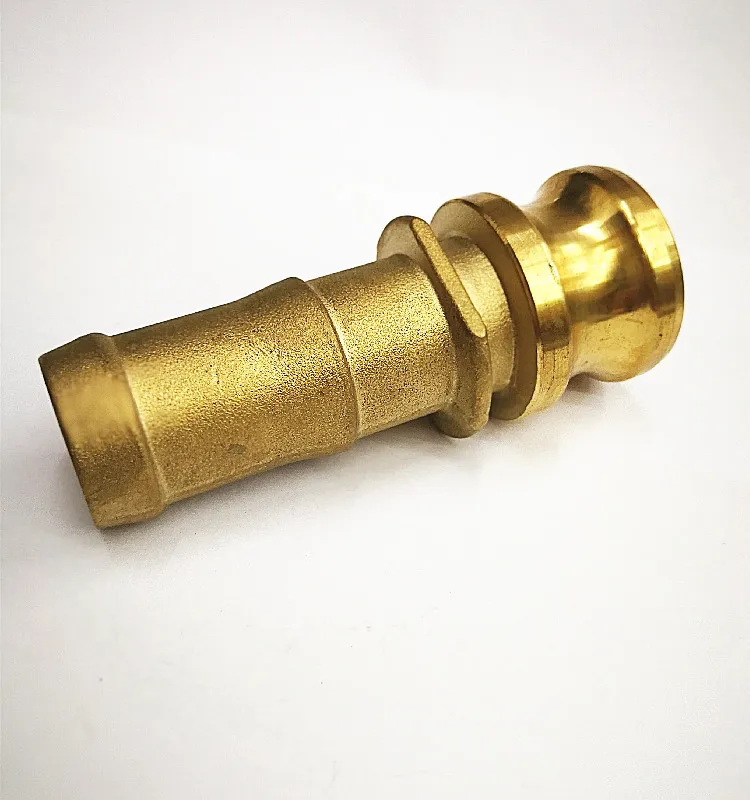 Brass Cam-lock Couplings - Male Adapter x Hose Shank Type -E size from 1/2 to 6 inches Sand Casting & Forging