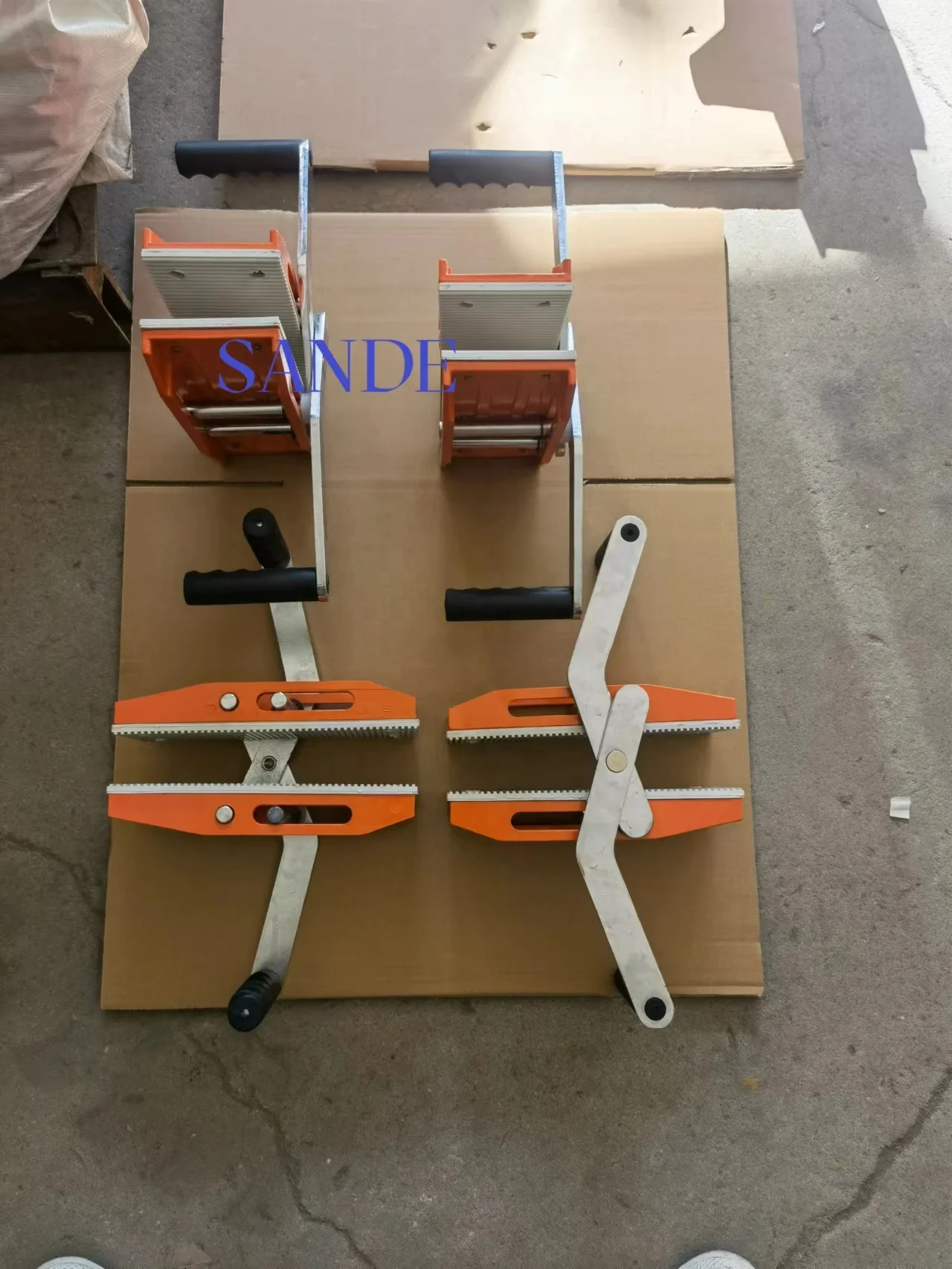 SANDE Tools Sale Lifting Moving Stone Slabs Double handle stone slab lifter granite sheet carry lifting clamp