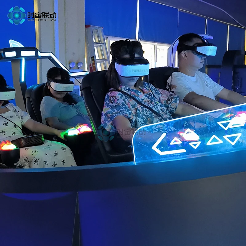 Virtual physical sense game console 360 degrees rotating 9dvr UFO amusement equipment to enhance the experience simulator