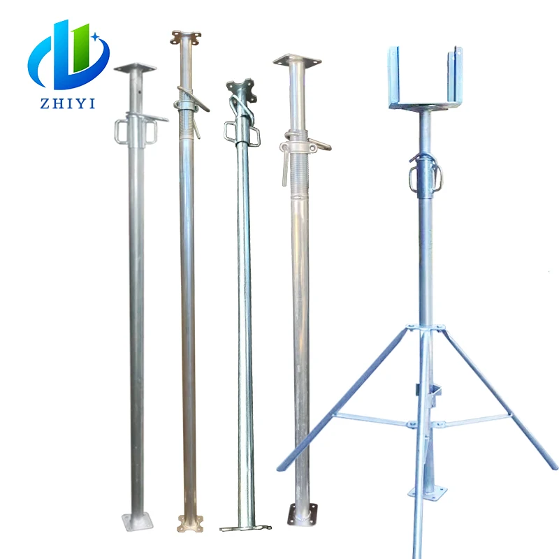 all kinds of construction materials adjustable formwork shoring prop adjustable push pull prop jack builders props for wall