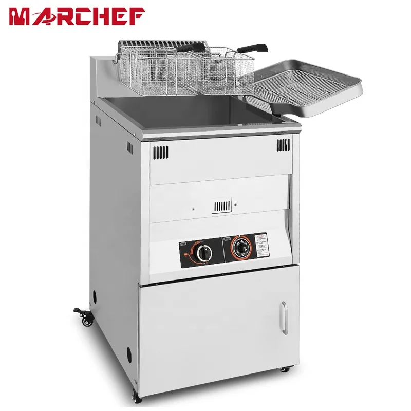 Газовая фритюрница Торнадо 23l для ресторана, сертифицированная CE, хорошего качества