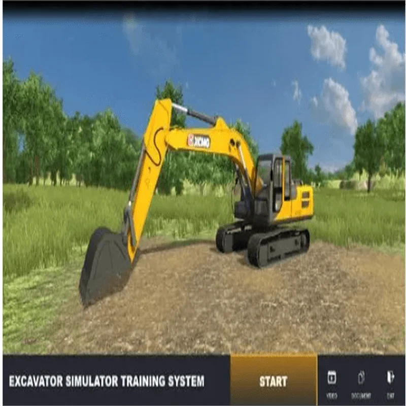 Construction machinery excavator simulator practice actual operation excavator simulation