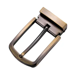 Wholesale bulk design clip clamp vintage style men needle alloy bronze color belt buckle 35mm clasp with roller for waist straps