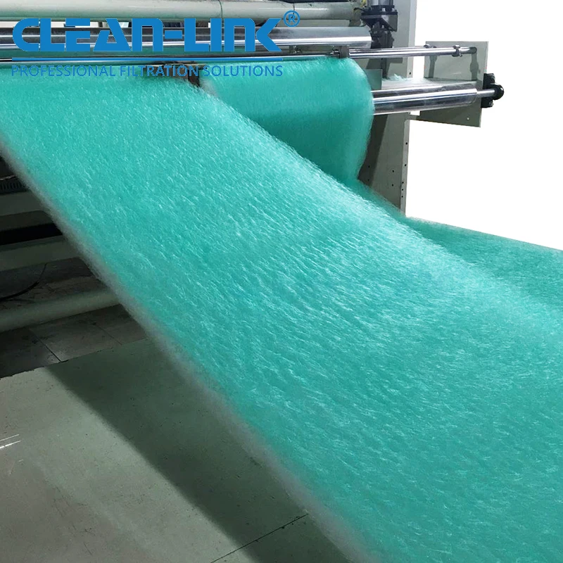 G3 G4 paint stop fiberglass filter media Paint stop for spray booth filter Hot sale good efficiency