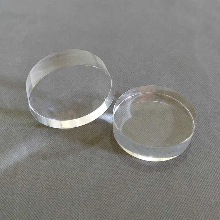 Round Shape Frosted High Temperature Borosilicate Sight Glass 3.3 Discs For Boiler Sight Glass