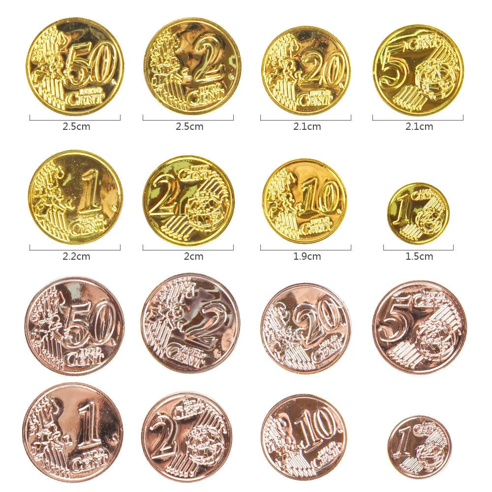 Wholesale Euro and Dollar Invalid Wedding Movie Drama Coins Party game coins