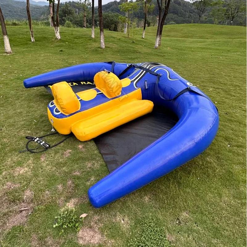 High Quality Aqua Park Water Tube Inflatable Towable Water Sports Manta Flying Kite Tube