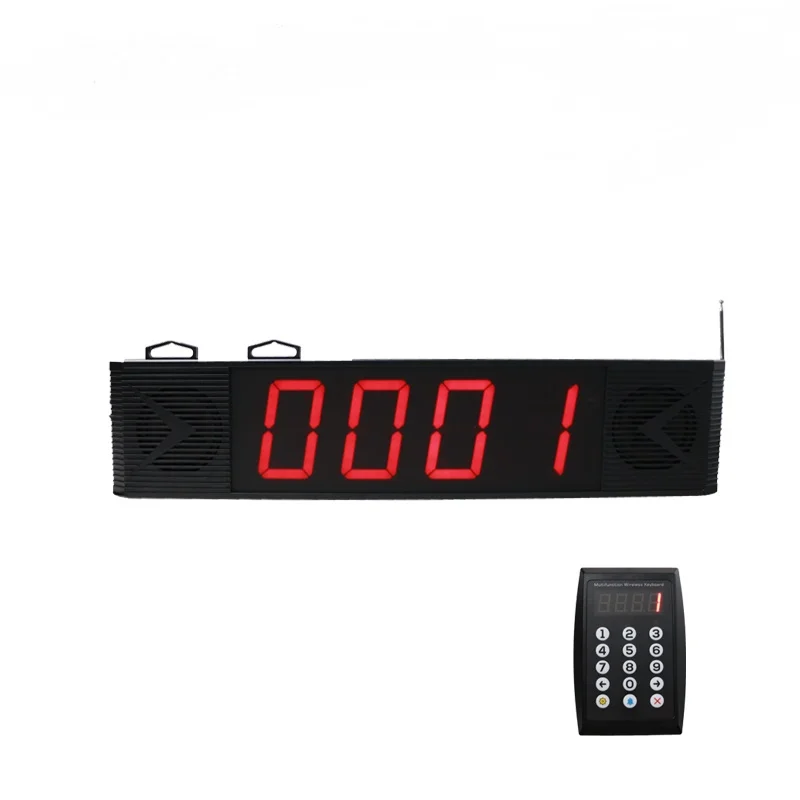 Ganxin Wireless 4 Digits Number Display Queue Management System