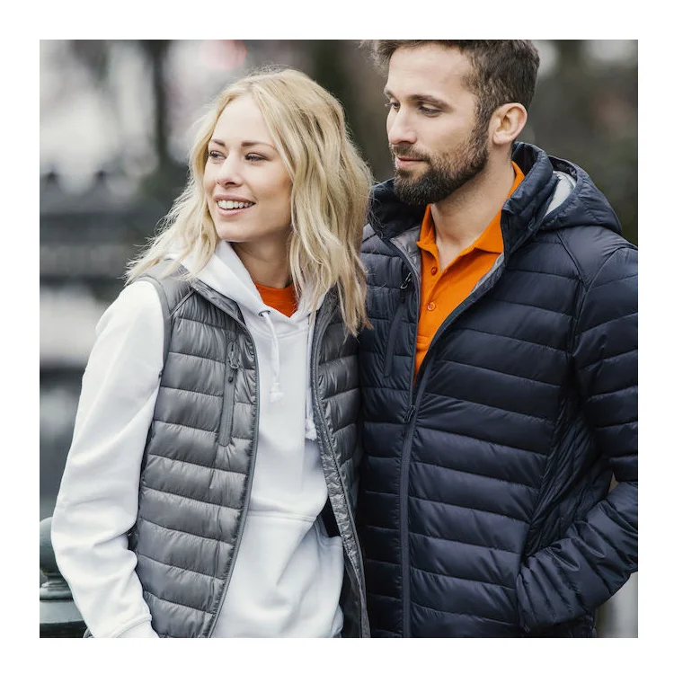 Only B2B transactions professional customized corporatewear down jacket womens vest thick down vest quality logo company staff