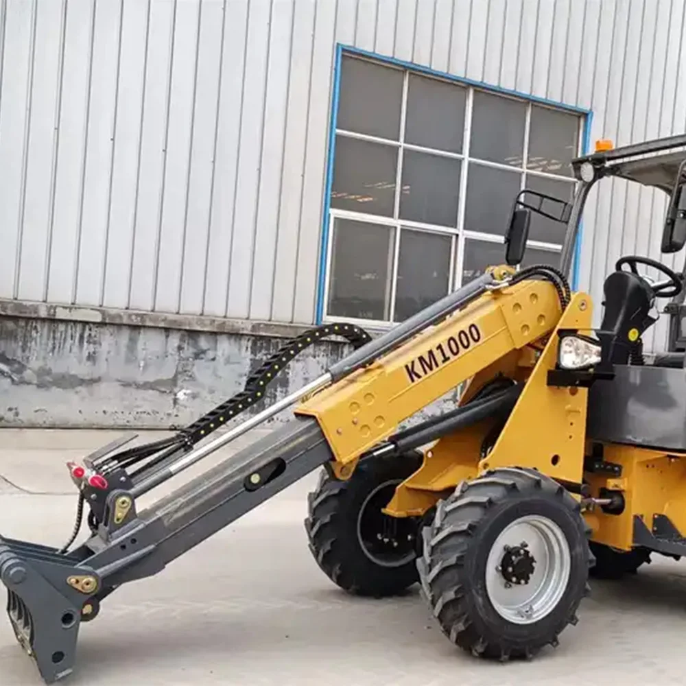 Cheap 400kg-6ton Mini backhoe wheel loaders Top EPA ZL rcm mini front end loader small diesel/electric loader price for sale