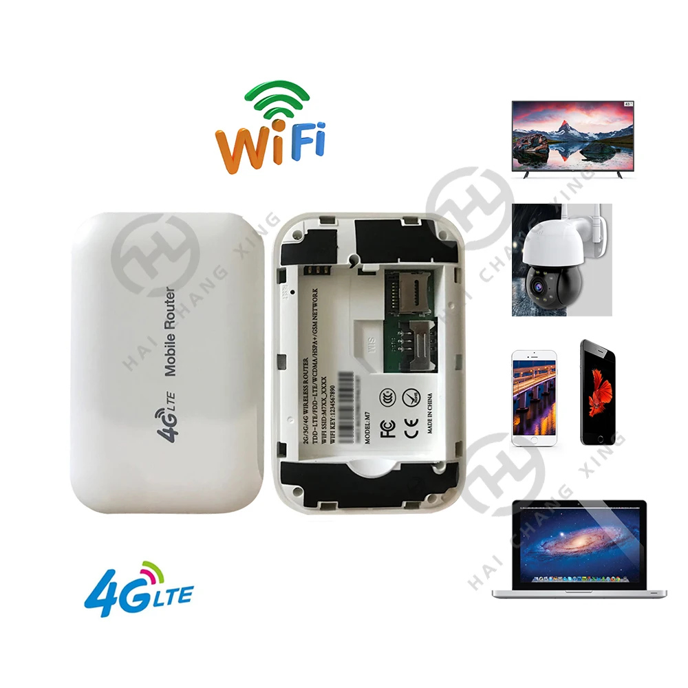 HCX H7 Разблокированный 4G LTE MIFIS WIFI модем маршрутизатор Мобильный Wi-Fi 300
