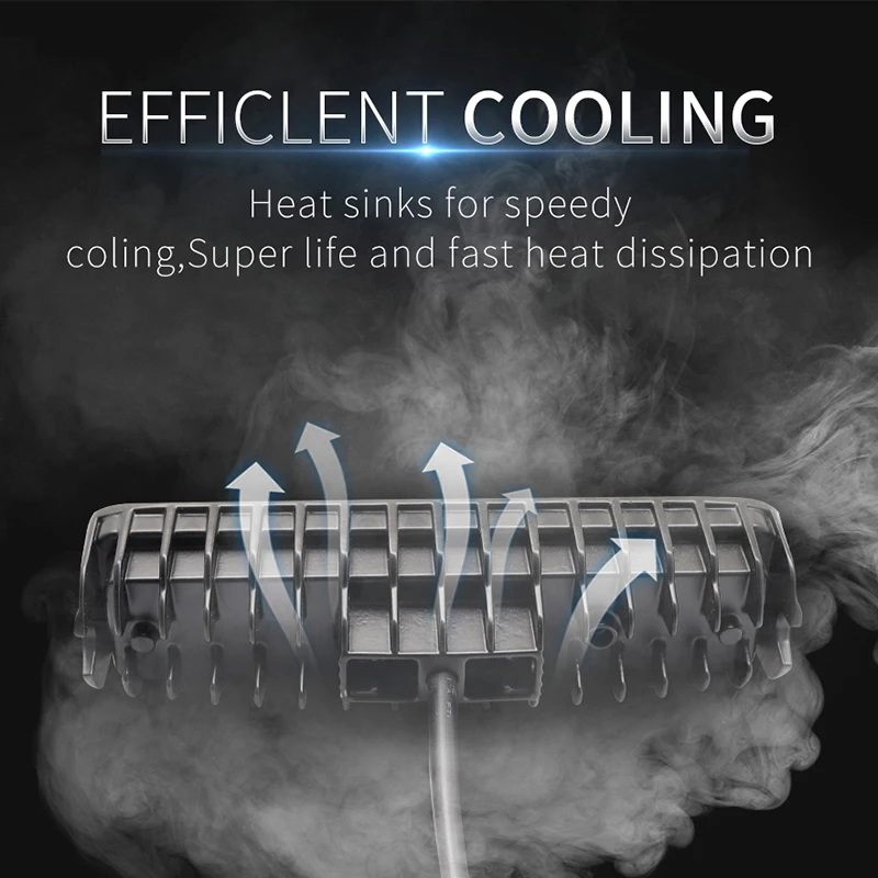 7 Inch 18W LED Strobe Light Bar Headlight Lens Flash Daytime Running Lamp Truck Work Lights Spotlight Car Accessories 12V 24V