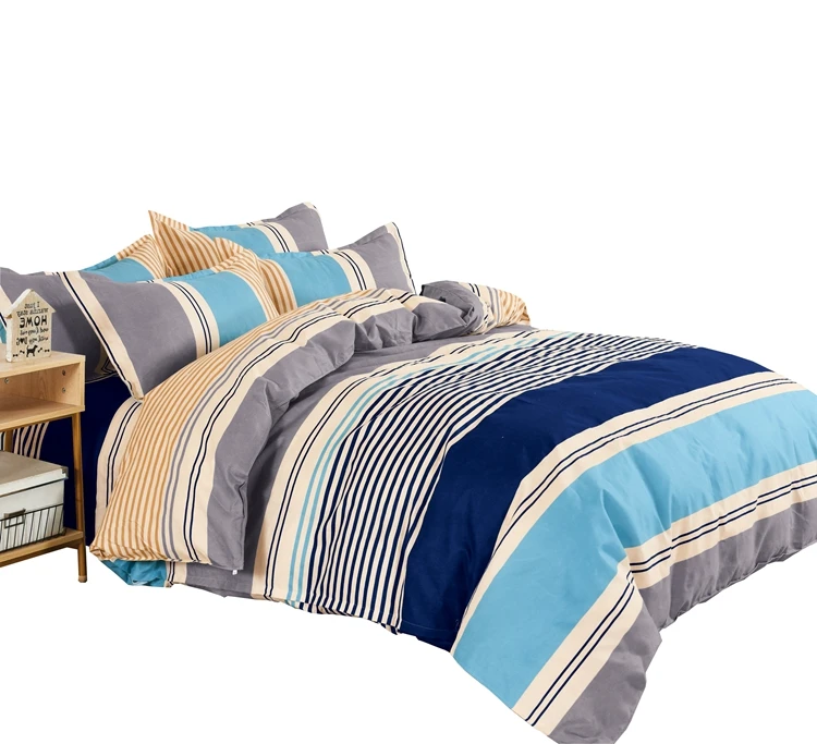 100 polyester cheap bedsheet set wholesale 3 in 1 bed flat sheet