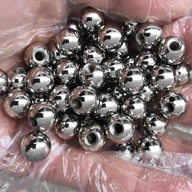 High quality steel ball 10mm-15.8mm 304 316 stainless steel ball can drill thread