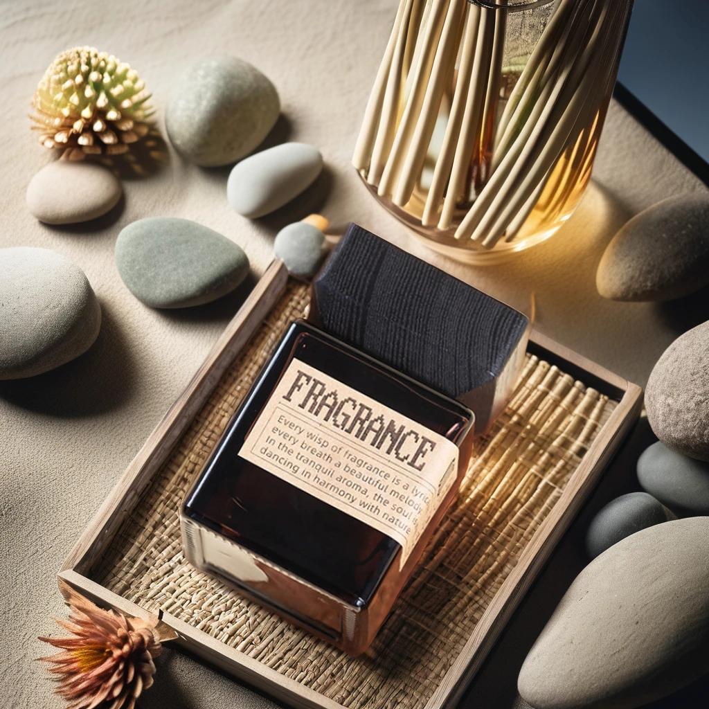 New Style Tree Texture Home Fragrance Square Glass Bottle Sleep Aid Long-Lasting Reed Diffuser Sets For Women