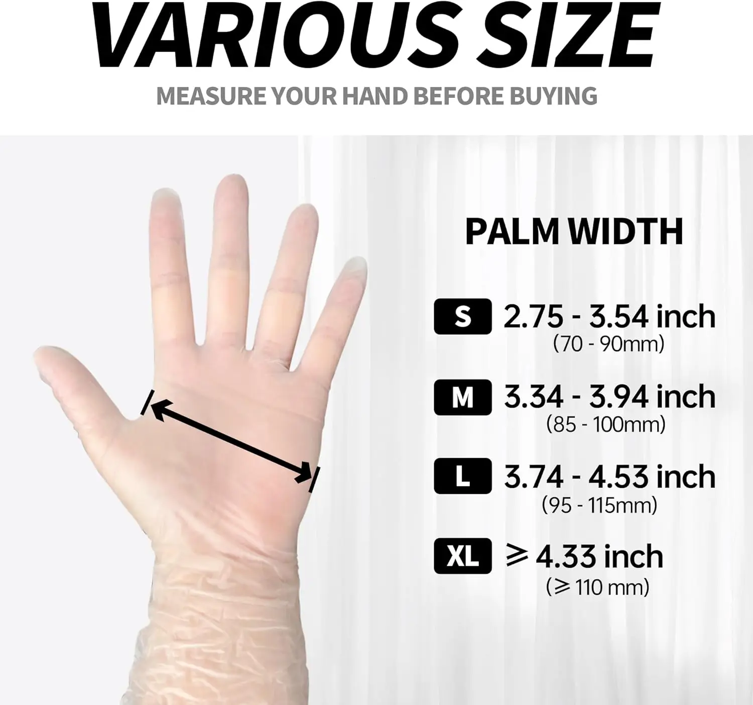 medical 100% PVC gloves and industrial vinyl gloves xl gloves powder free vinyl beijing for food 100 count