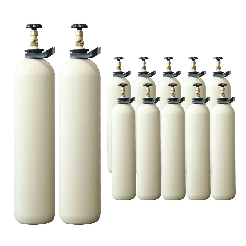 Oem High Pressure Seamless Gas Cylinders With Work Pressure 300 Bar For Industrial Gas