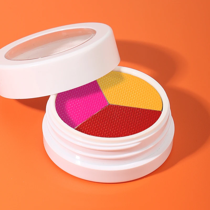 wholesale  10gram duo   chrome  water activated liner chameleon cake 16 eyeliner paint palette