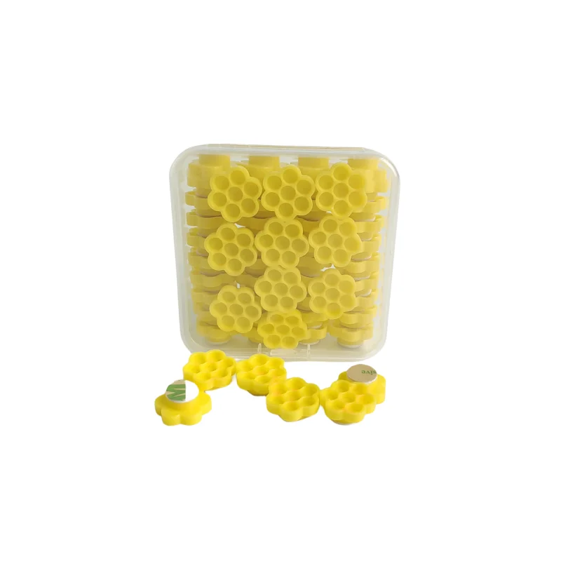 hot selling newest flower shape  color eyelash adhesive holder eyelash extension flower glue gasket pallet delay cup