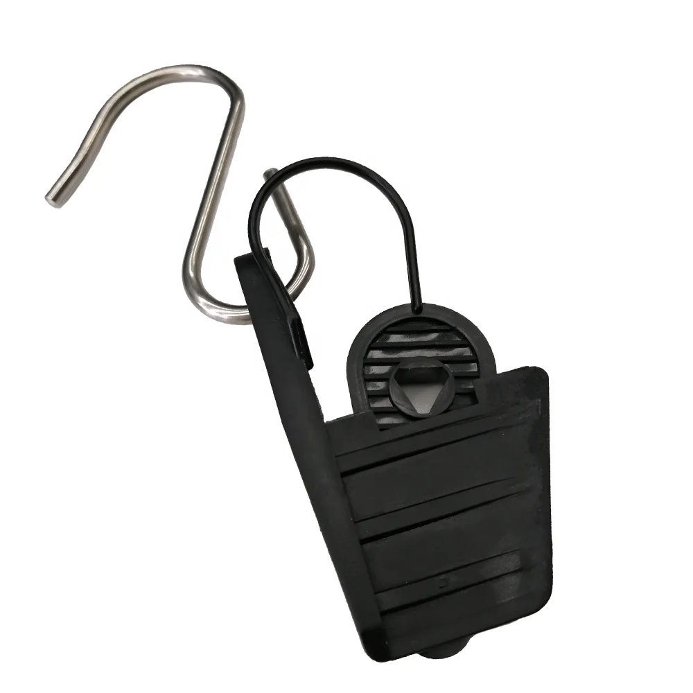 SURELINK plastic ftth clamp adjustable outdoor installation fibra optica clamp fitting fiber optic drop cable clamp