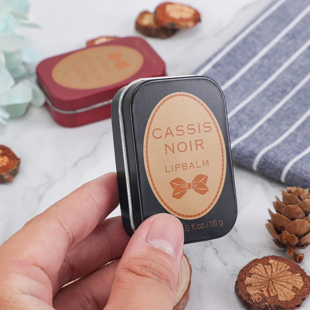 Metal rectangular hinged tin boxes