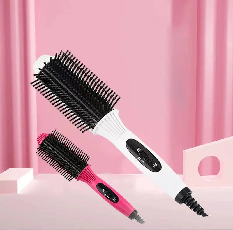 Professional Wholesale Hair Comb Curly Beauty Electric Magic Hair Straightener Brush HM703
