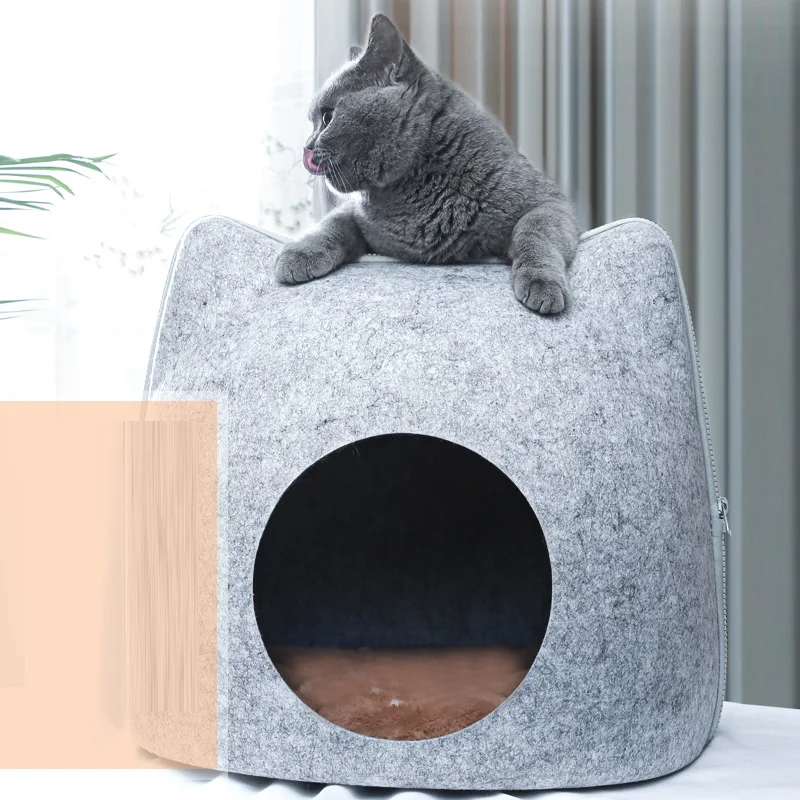 Customization World Best Selling Products Factory Price Shell Nest Bed Cat Sleeping Bed